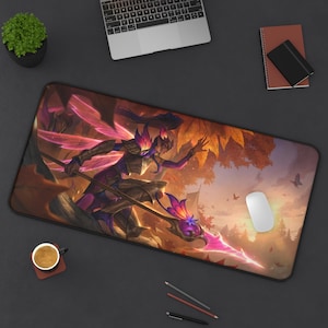 Kalista Desk Mat, League Of Legends Mousepad, Gaming Mousepad, Desk Accessory, Computer Mouse Pad, Office Decor, Perfect Gift