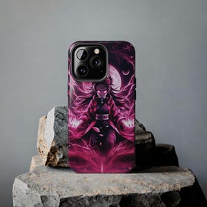 Demon Slayer Phone Case Nezuko – iPhone 16 15 14 13 12 11 XR X XS Pro Max & Samsung S21 S22 S23 S24 – Anime Gift