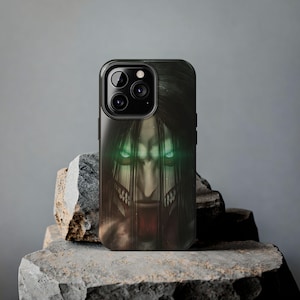 Titan Eren Yeager Phone Case – Powerful Anime Design for iPhone 16 15 14 13 12 11 XR X XS Pro Max Plus Mini & Samsung S24 S23 S22 S21