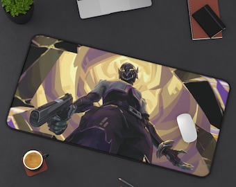 Valorant Vyse Desk Mat Gaming Mousepad, Mat for Desk, Valorant Vyse Gaming Mat, Desk Mat for Gamers, Desk Mat Accessories