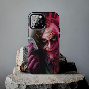 Joker Phone Case - Birthday Gift Idea for iPhone 16 15 14 13 12 11 XR X XS Pro Max Plus Mini & Samsung S21 S22 S23 S24