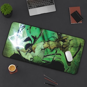 Japanese Anime Desk Mat - XL Mousepad for Gamers & Creators - Colorful Desk Decor and Perfect Gift for Otaku Fans