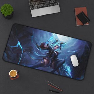 Zeri Desk Mat, League Of Legends Gaming Mousepad, Large Mousepad, Perfect Gift, Desk Accessory, Office Decor, Desk Organizer, Game Room