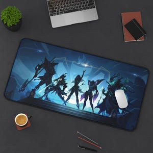 Gaming Desk Mat, League of Legends World Championship Mousepad, Gamer Desk Pad, Desk Accessory, Gaming Setup Desk Mat, Perfect Gift