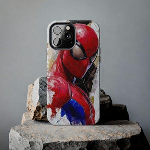 Funda de Spider-Man para iPhone 16, 15, 14, 13, 12, 11, XR, XS, Pro Max Mini y Samsung S21, S22, S23 y S24.