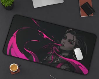 Valorant Reyna Mouse Pad, Gaming Desk Mat, Valorant Fan Merch, Large Mousepad, Valorant Gift, Gaming Accessories, Valorant Mouse Pad