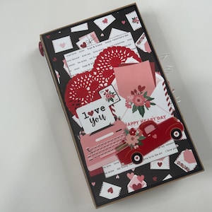Valentine Cardstock Mini Album