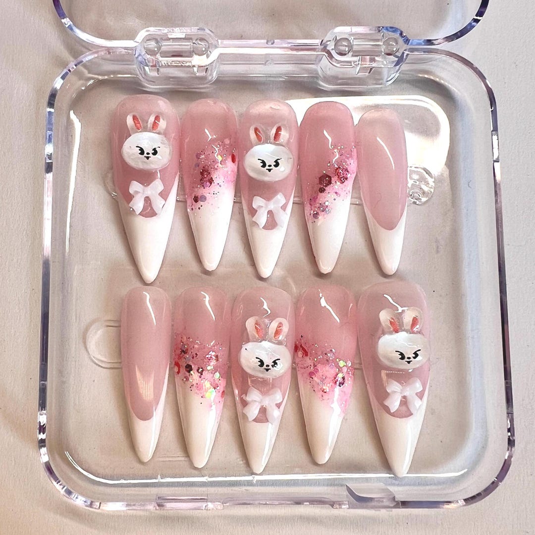 Stray Kids Leebit Press on Nails - Skzoo Skz Lee Know Leebit Kpop