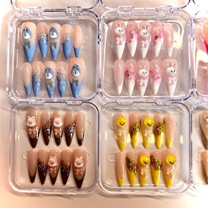 Stray Kids SKZOO Press on nails - Skzoo SKz all members Kpop press on nails (Customization possible)