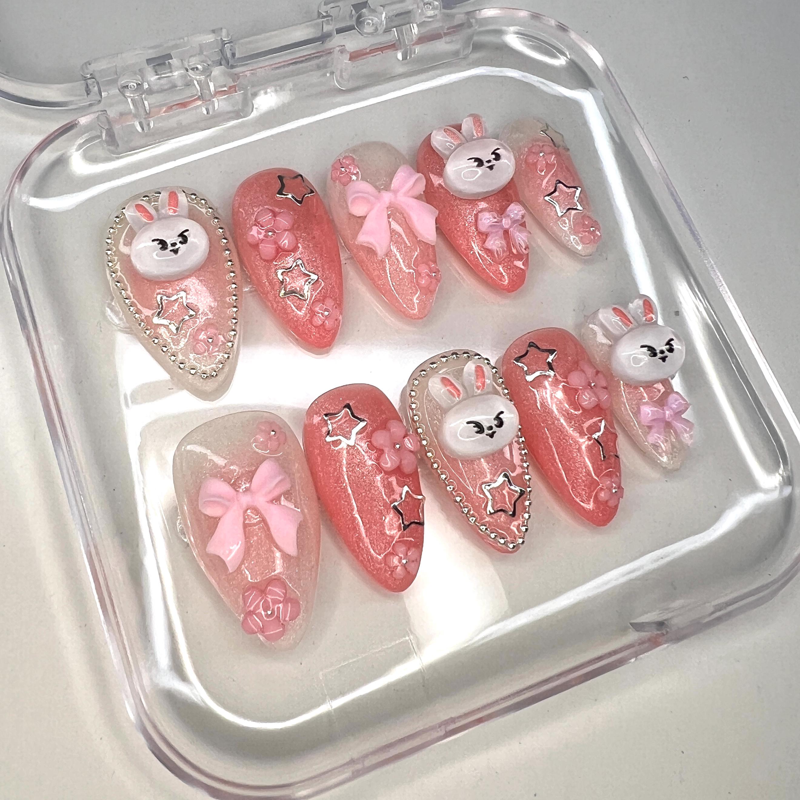 Stray Kids Leebit Mixed Press on Nails - Skzoo Skz Lee Know Minho