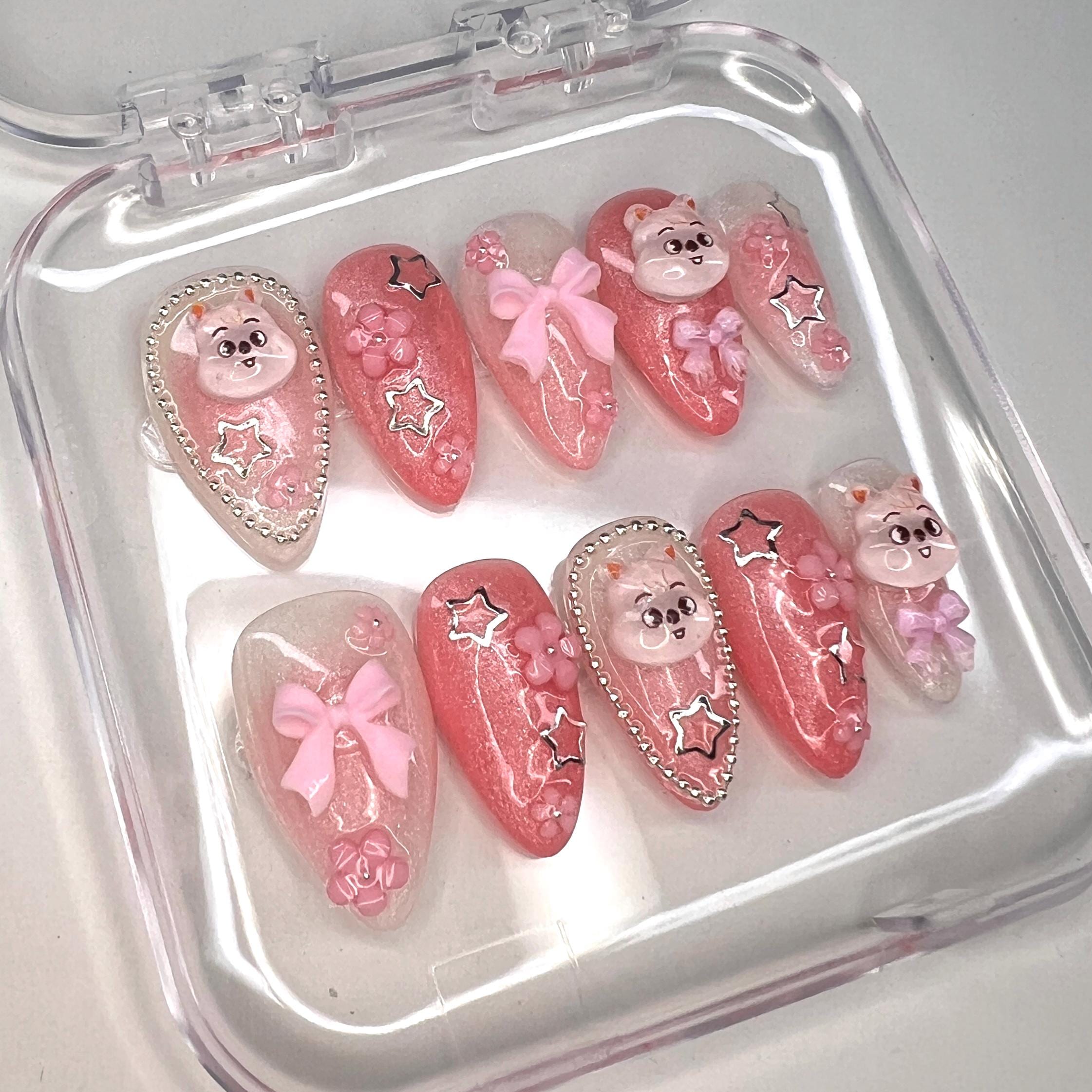 Stray Kids Quokka Mixed Press on Nails - Skzoo Skz Han Jisung Kpop