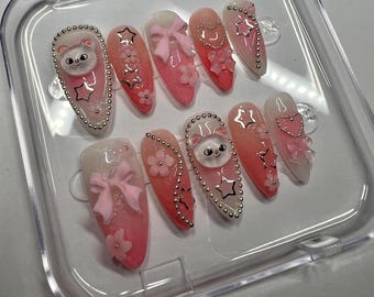 サイバー・ヒュンリックスが爪にプレス |ストレイキッズネイル