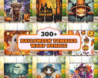 300 gobelet d'Halloween design, 20 oz gobelet d'Halloween en sublimation Design PNG, gobelet droit effrayant Art