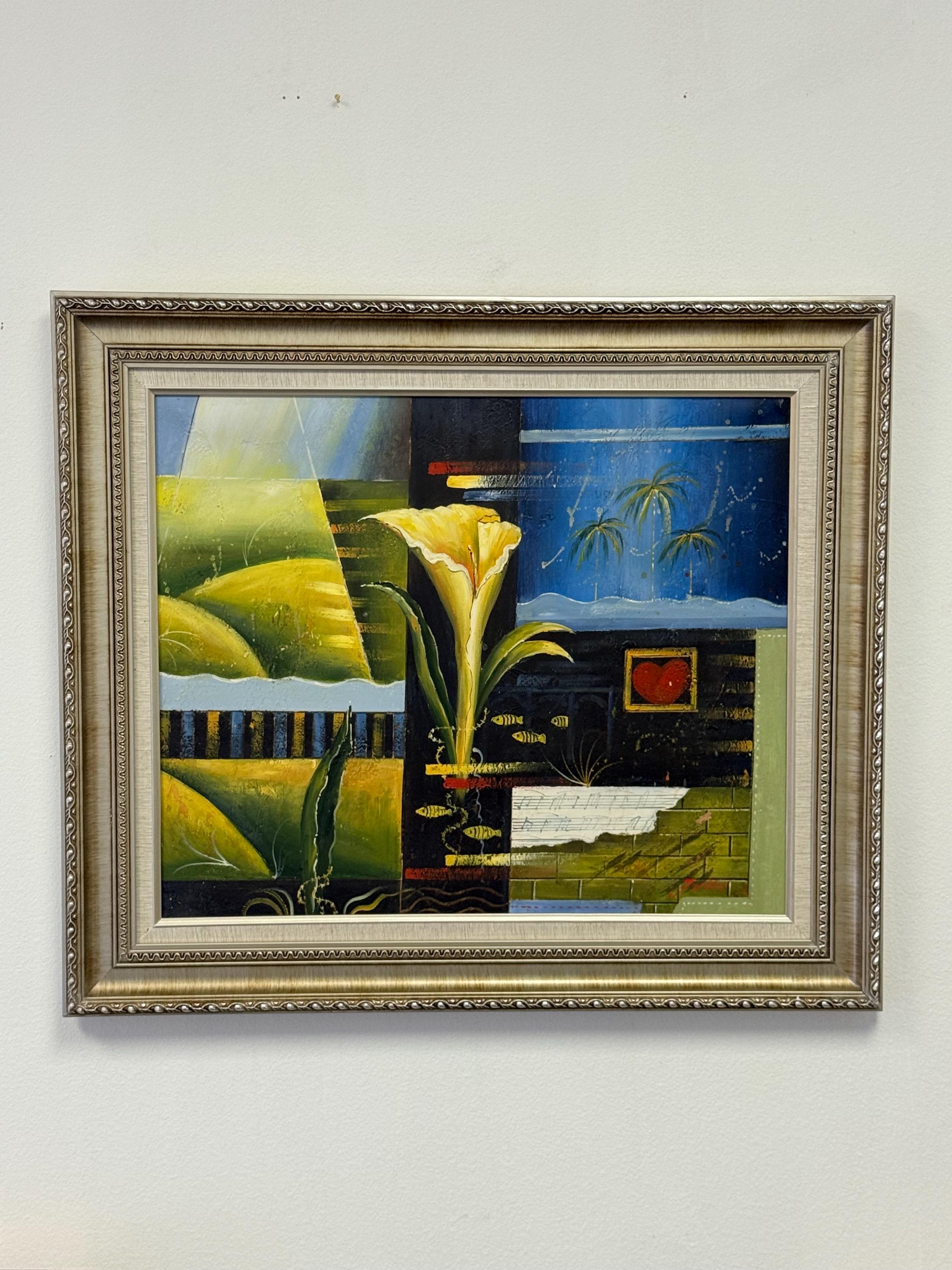 抽象画 花のデザイン 花、植物 / 原画 / アクリル画 / 抽象画 - gravity | minne byGMO