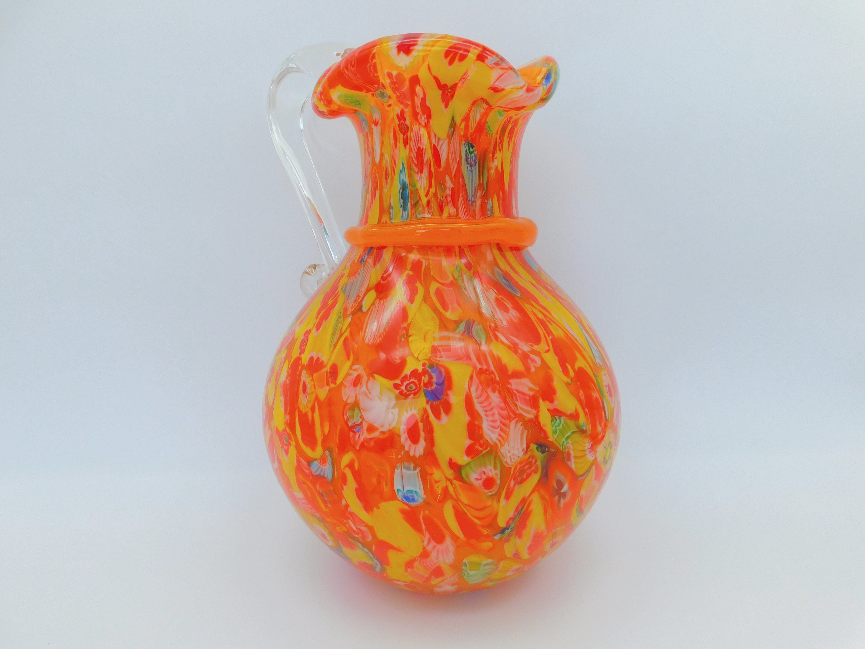 Pink Murano Vase - Etsy