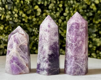 Amethyst Tower: Polished Crystal Point for Meditation & Calming