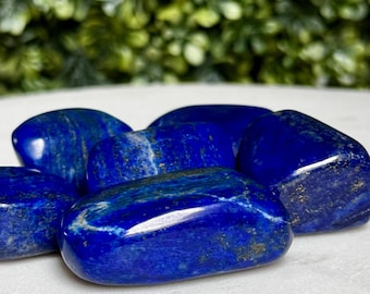 Lapis Lazuli Tumbles: Royal Blue Crystal for Meditation & Healing