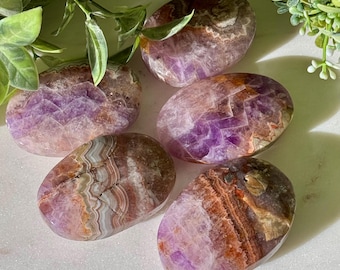 Amethyst & Crazy Lace Agate Combination Crystal