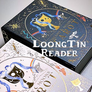 Dreamy Moons Tarot Deck – Original Dark & Lightworker Editions, 80-Card Foiled Healing Tarot, Midnight Daylight Tarot, Not Ship to Australia