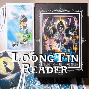 Tarot of The Guiding Muse – Ted Hsu Art, Dark and Bright RWS-Inspired Deck with Storybook Art, Emi Journey Tarot, Spiritual Journey Tarot