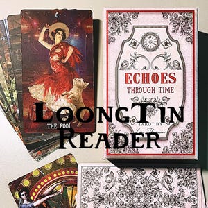 Echoes Through Time Tarot Deck – Lyn Thurman UK, RWS, Vintage Collage Art, Timeless Ancestral Wisdom, 100% Authentic Deck, Not Ship to UK,