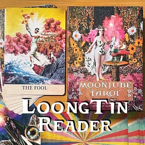 Moonjube Tarot Deck - Vintage Collage Art, Age of Aquarius, Intuitive Feminine Tarot, Indie Tarot Deck, Authentic Deck, Not Ship to Canada