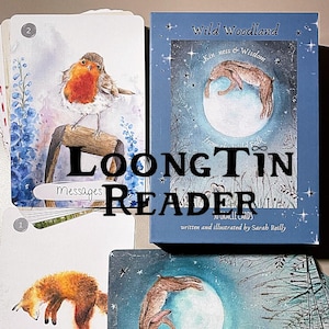 Baralho de Oráculo da Floresta Selvagem – Oráculo do Espírito Animal Pintado à Mão, Orientação da Natureza Gentil, Cartas de Oráculo de Artistas Independentes, Leitura de Oráculo, Baralho de Tarô