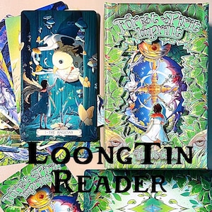 森の精霊の刻印タロットデッキ – マジカルネイチャーデッキ、コレクターズとスタンダード、ボーダーレスとボーダー付きデッキ、本物のデッキ、LoongTin