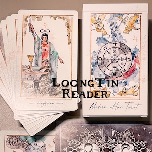 The Modern Hue Tarot Deck - Watercolor RWS Style with Contemporary Colors, Reimagined Classic Tarot Deck, Watercolor-themed Tarot Deck
