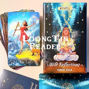 Wild Reflections Tarot Deck – Nature-Themed Rider Waite Smith Tarot, Wyspell Tarot, Forest Spirit Energy Tarot Deck, Wild Wisdom Energy Deck