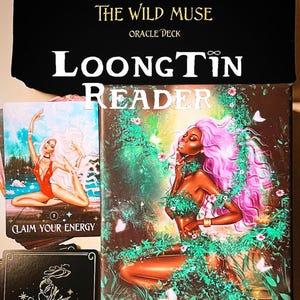 Das Wild Muse Orakel Deck - 54 Feminine Power Orakel Karten, Goldvergoldeter Rand, Samttasche, Intuition Deck von Vanessa, Fashion Orakel Karten