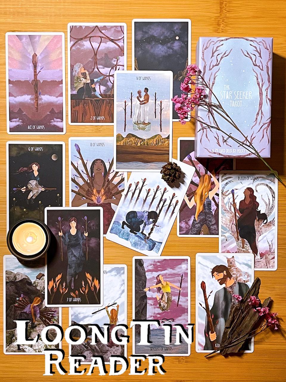 The Star Seeker Tarot Deck – RWS Based Tarot, Soulful Tarot, Rose Petal ...
