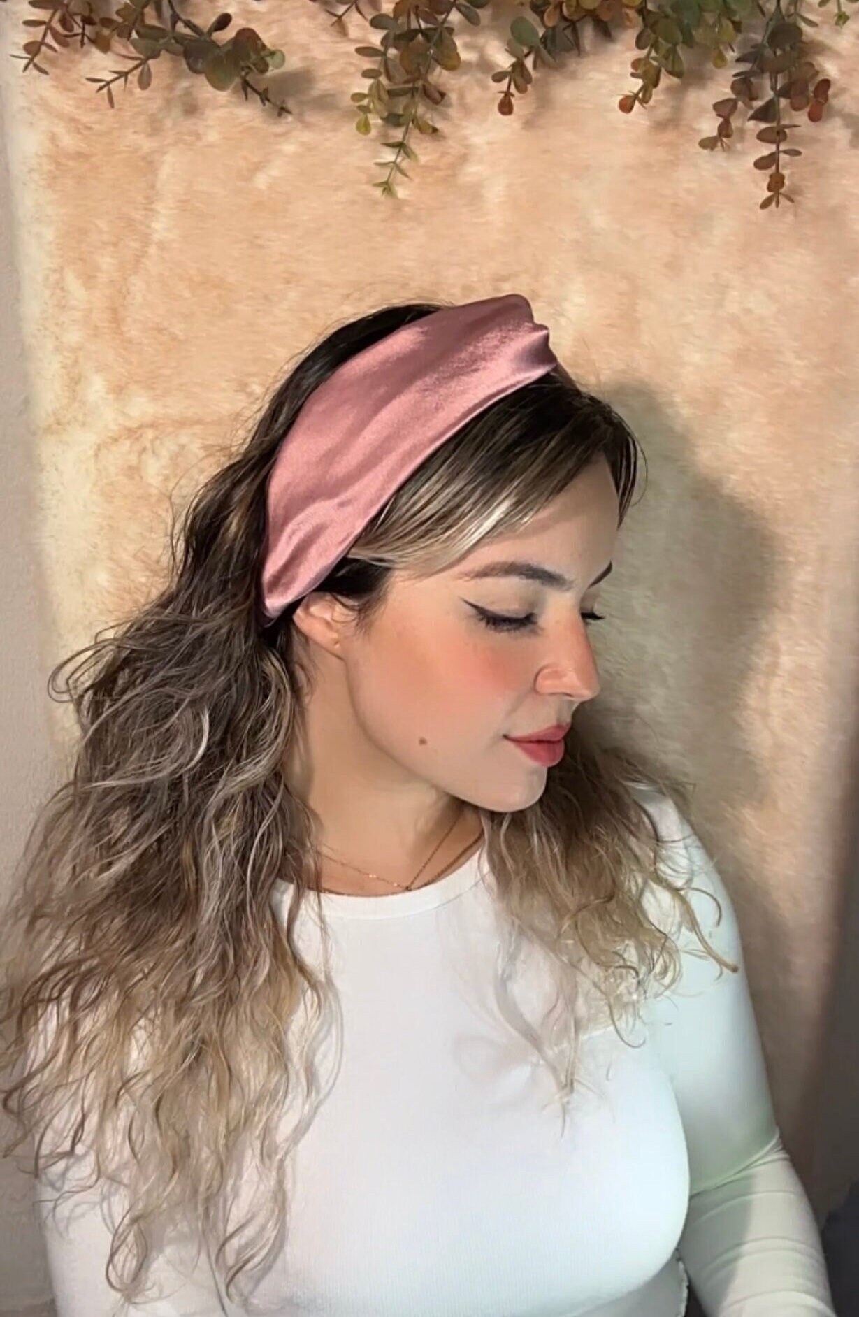 IYOU Bébé Fille Bandeaux Rose Fleur Chouchous Ruban Feuilles Bandeau pour  Des Gamins Comme Fête Mariage La Photographie Cheveux Accessoires (3Pcs)