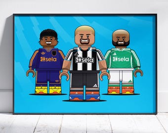 Alineación de minifiguras de Newcastle