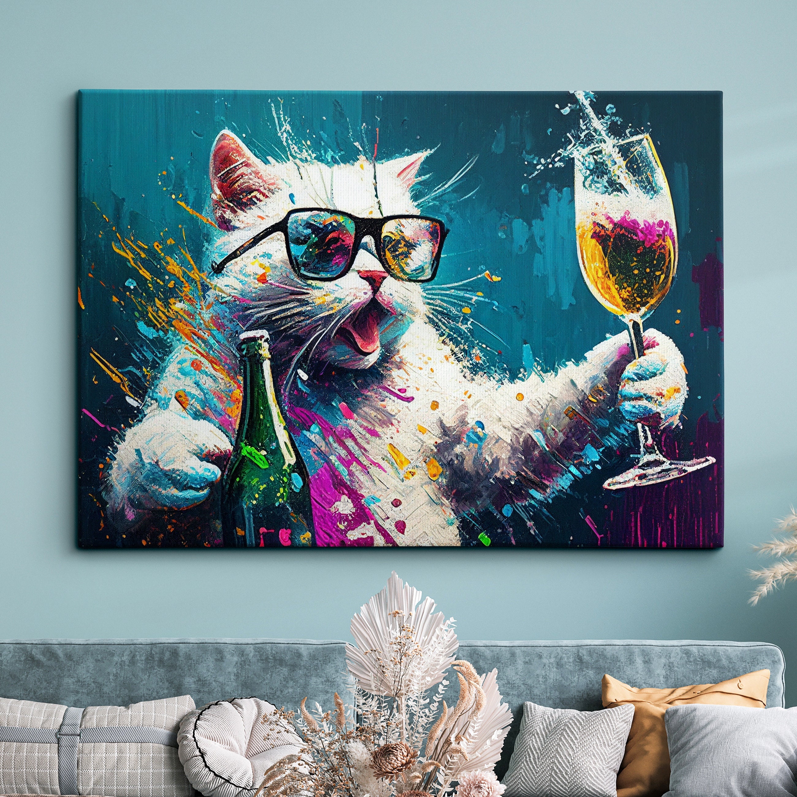 Cat Kitchen Decor Etsy UK
