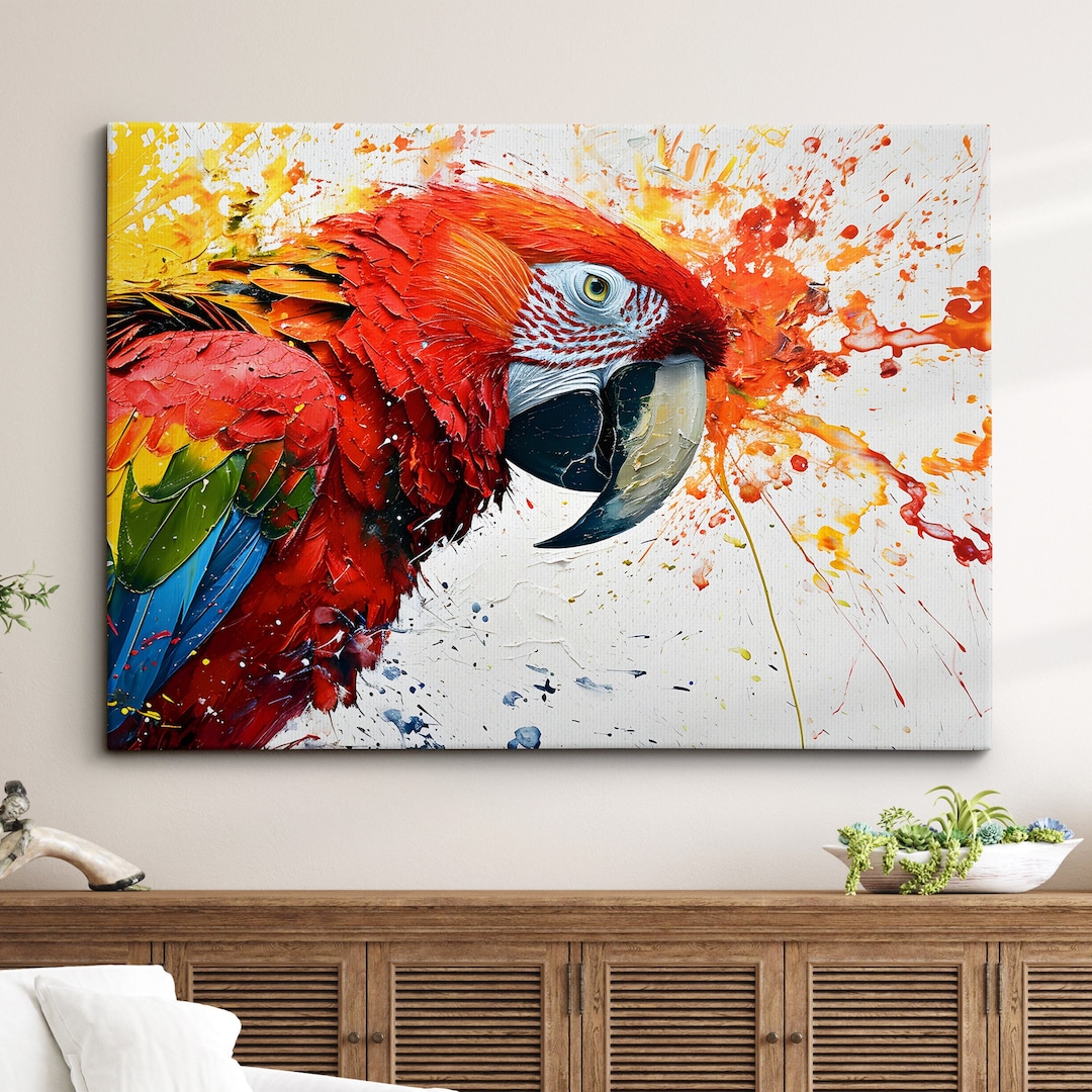 Montanari Papagallo 油彩画 50x70 cm Montanari Papagallo 油彩画