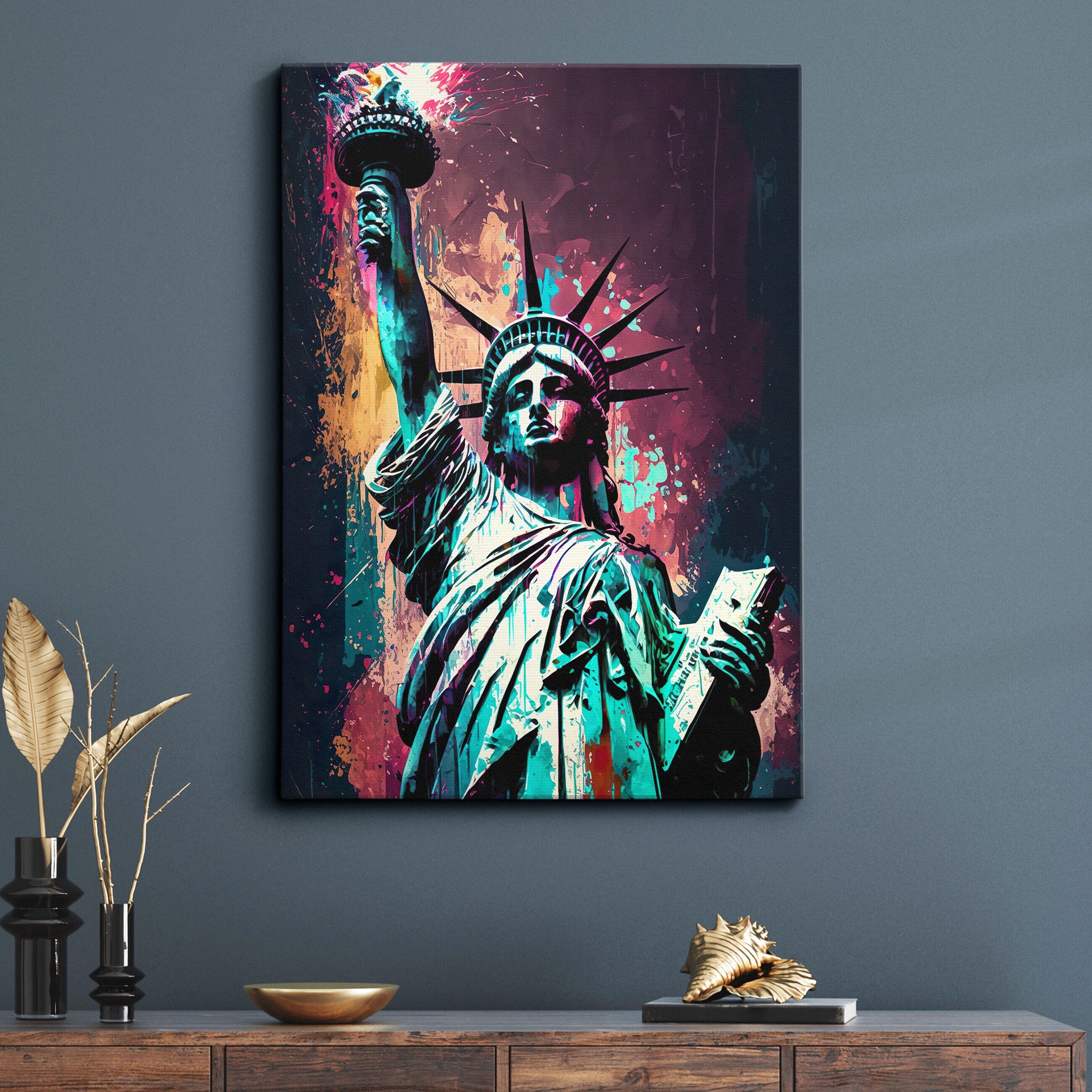 新品 80年代 ビンテージニューヨーク ツインタワー 自由の女神　額装　額縁付き Vintage Statue of Liberty Photo - Etsy