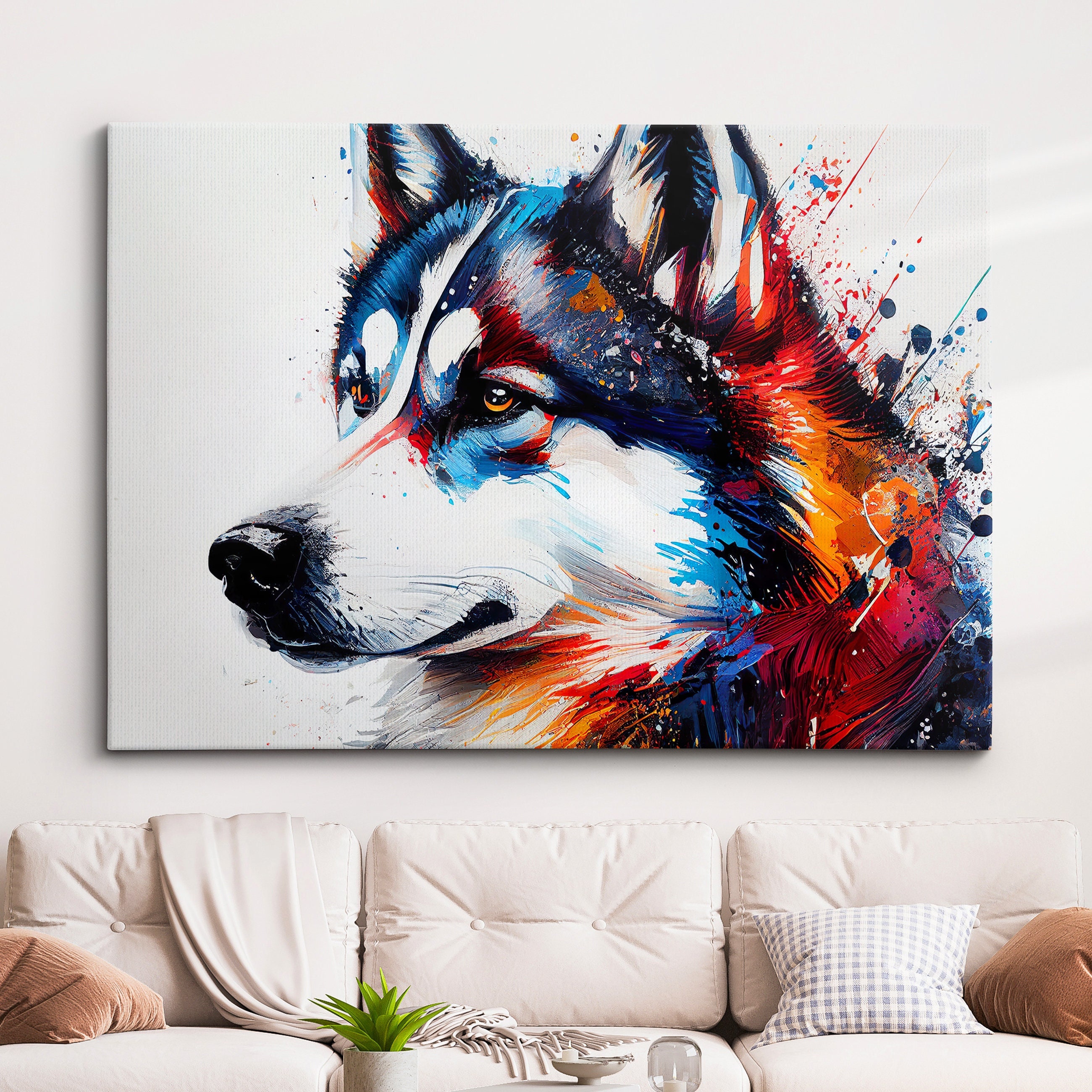 Diamond Painting - Small Husky Player