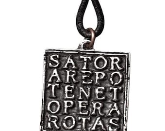 SATOR SQUARE (traditionell romersk skyddsamulett)