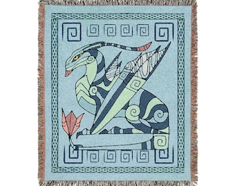 Mountain Banshee Ikran Dragon Avatar Inspired Stylized 50x60 High Quality Woven Blanket