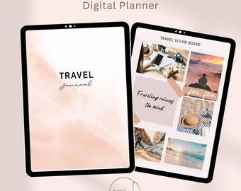 Travel Vacation Journal, Cruise Tracker, Trip Organizer, Adventure Log, Travel Lover Planner Gift, Samsung Notes, Goodnotes, Notability