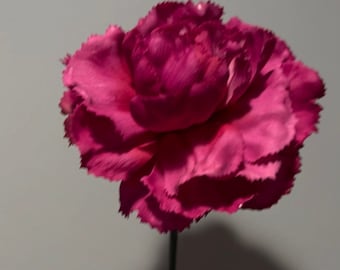 3 real touch carnations