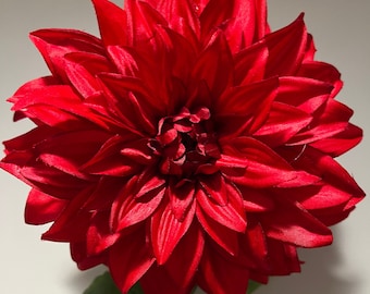 Extra large faux dahlia