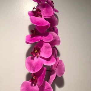 Luxury Real touch orchid with faux leaves