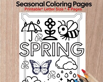 Seasonal Coloring Pages