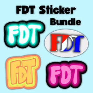 FDT Sticker 4-Pack Bundle | Anti-Trump Vinyl Decals | Political Protest Stickers | Activism Sticker Pack