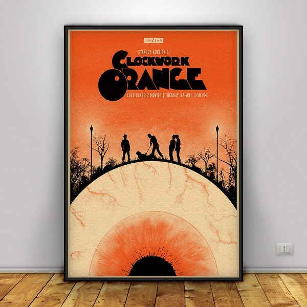 Clockwork Orange Wall Art Decor Canvas Printing