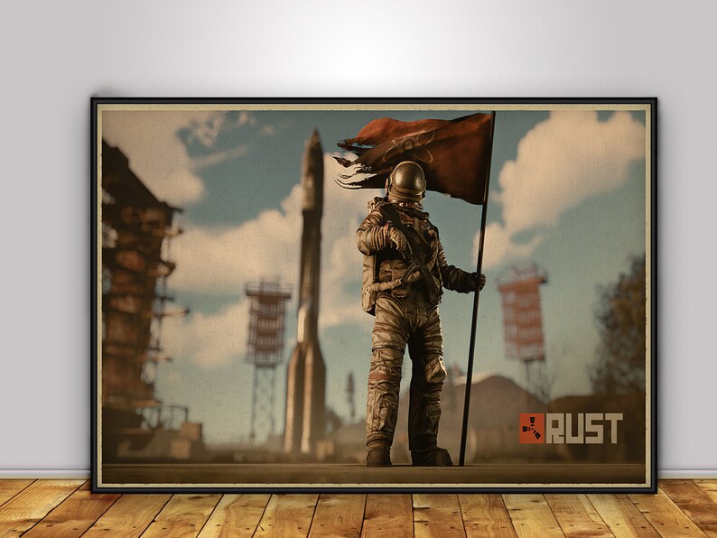 Rust Game Poster Wall Art Wall Prints Home Decor Kraft - Etsy