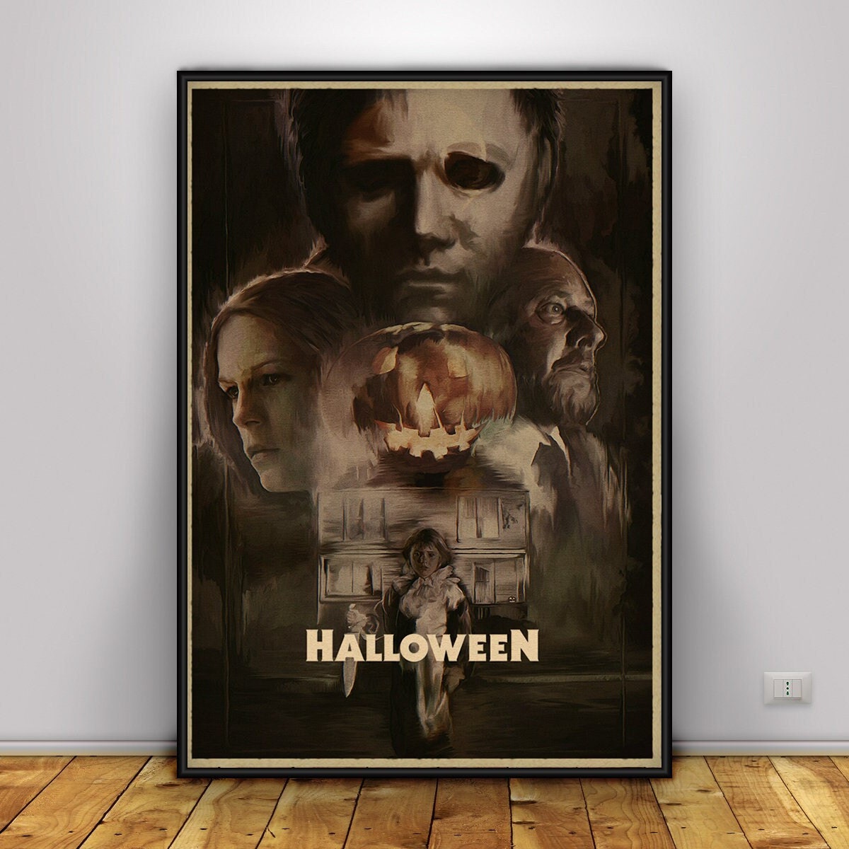 Halloween Poster, Wall Art, Wall Prints, Home Decor