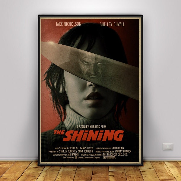 The Shining, Wall Art, Wall Prints, Home Decor, Kraft Paper Print, Gift Poster, Movie Poster